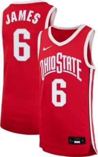 Nike Ohio State Buckeyes #1 Youth Replica Elite Basketball Jersey - Gray