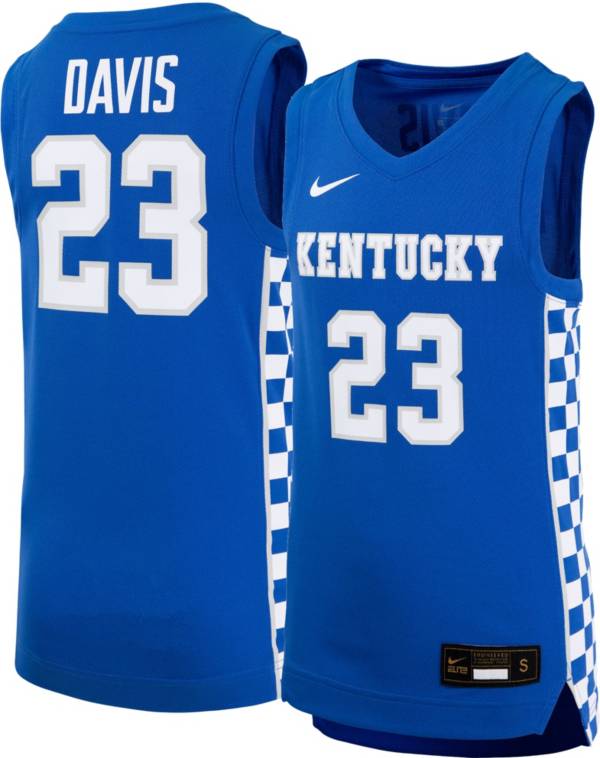 Nike Youth Anthony Davis Kentucky Wildcats #23 Blue ...