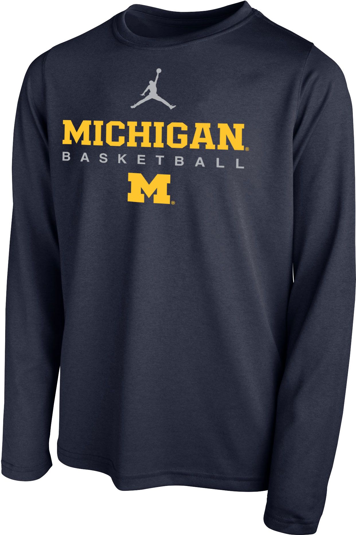 michigan long sleeve dri fit