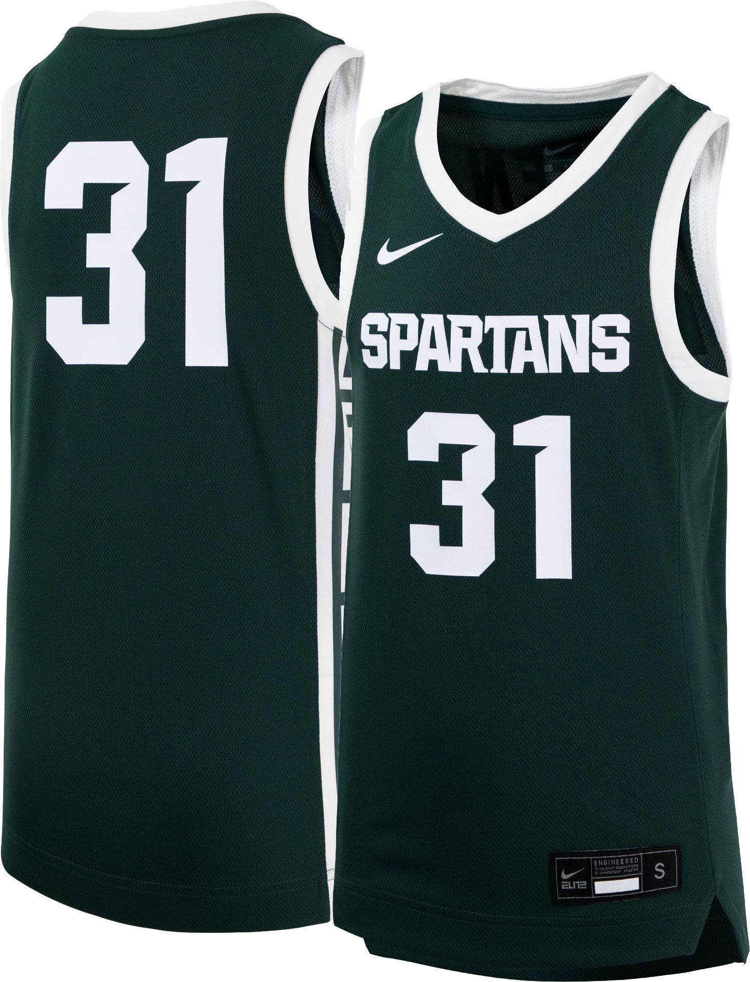 michigan state youth basketball jersey