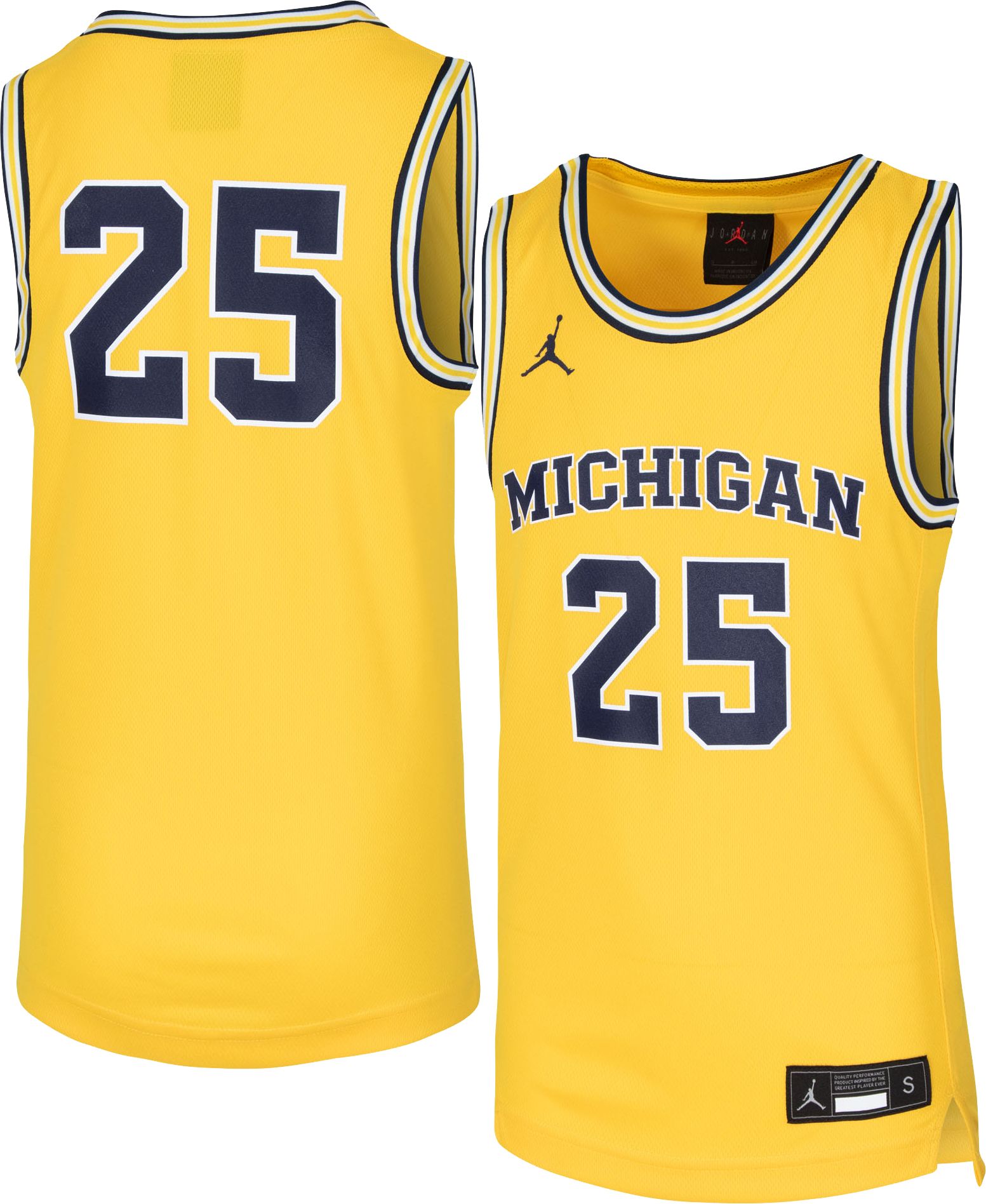 michigan basketball jersey jordan