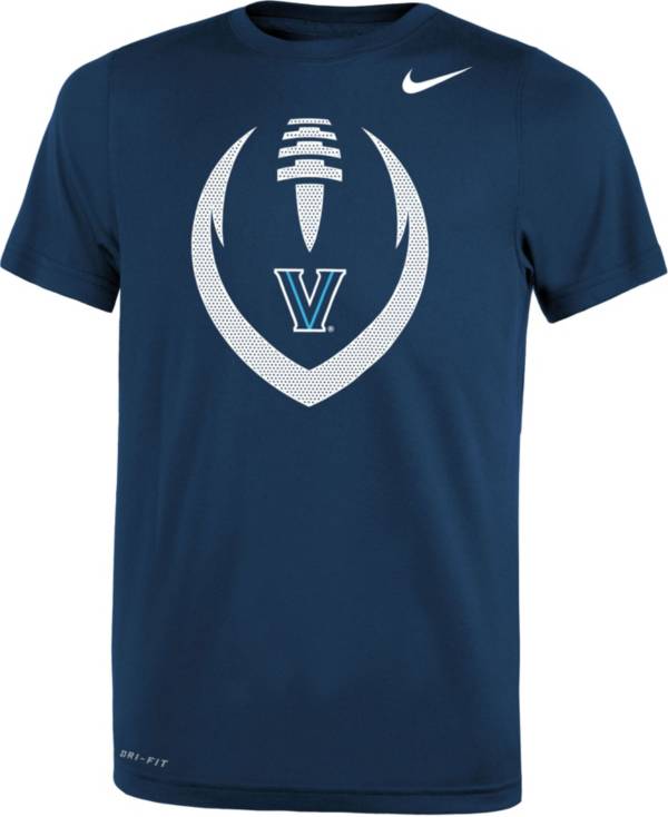 Nike Youth Villanova Wildcats Navy Legend Performance Football T-Shirt