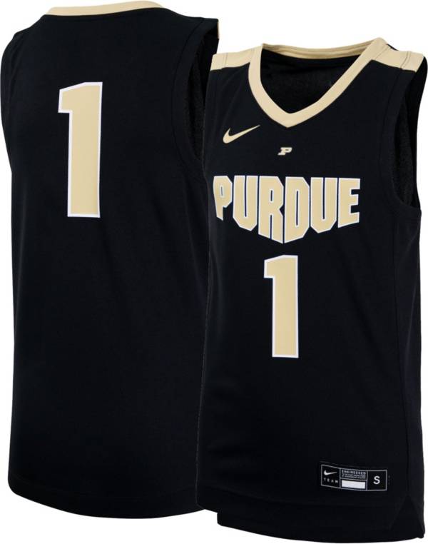 Nike Youth Purdue Boilermakers #1 Black Replica Basketball Jersey