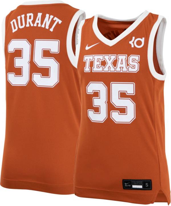 Nike Youth Kevin Durant Texas Longhorns #35 Burnt Orange Replica ...