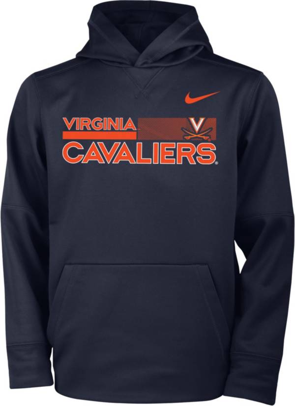 Nike Youth Virginia Cavaliers Blue Therma Pullover Hoodie product image