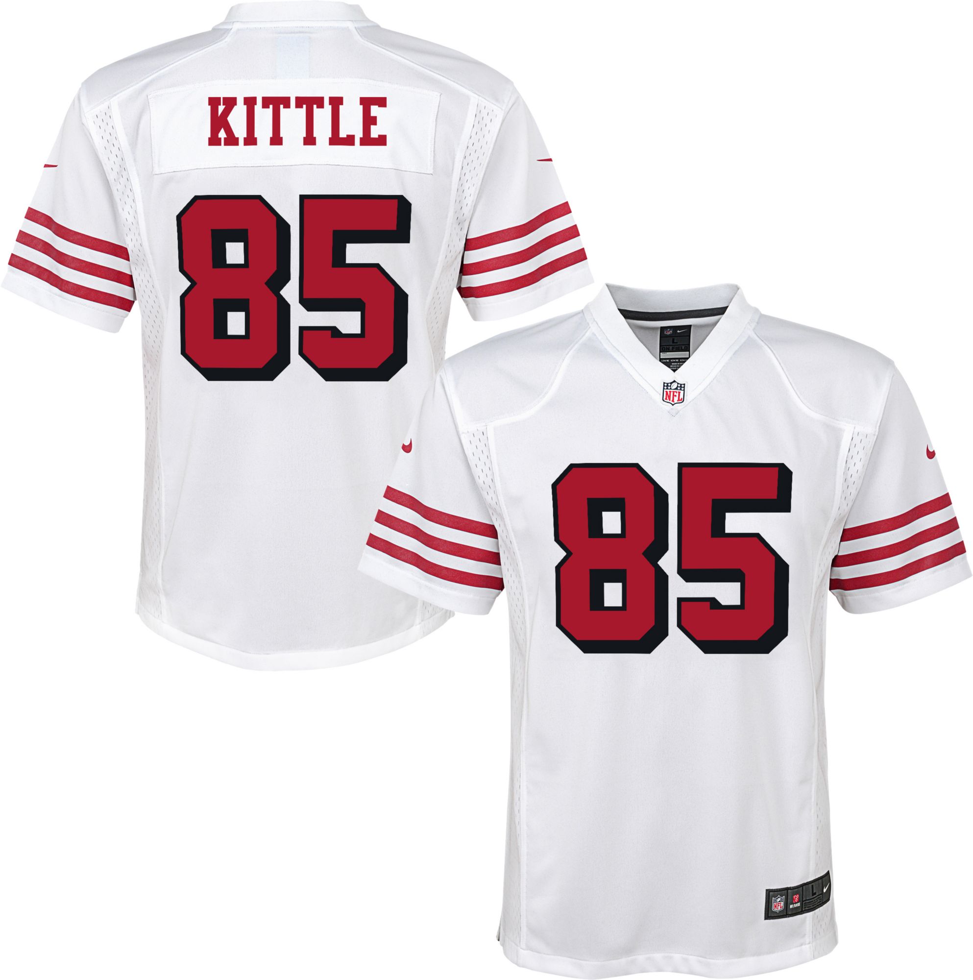 white george kittle jersey