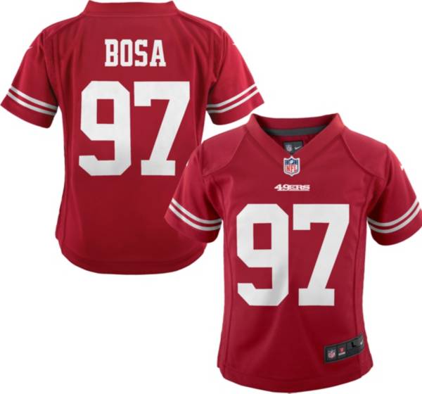 Nike Boys' San Francisco 49ers Nick Bosa #97 Red Game Jersey