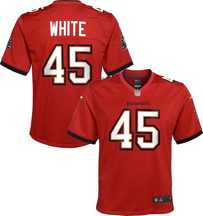 Nike Youth Tampa Bay Buccaneers Devin White #45 Red Game Jersey
