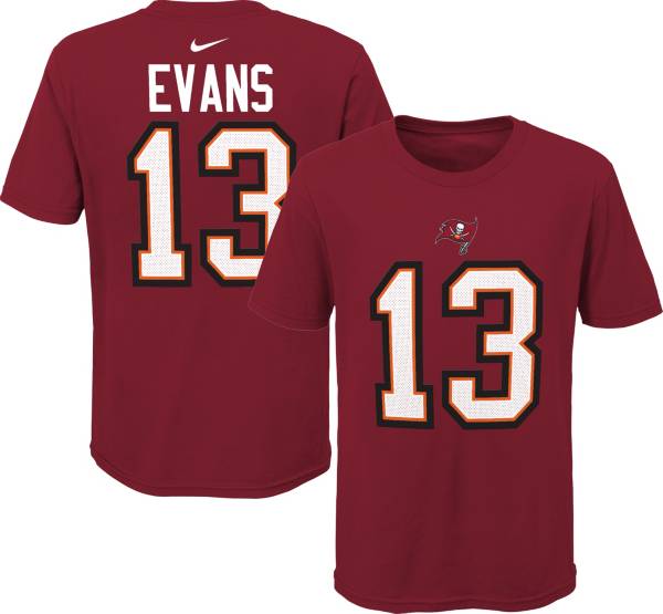 Nike Youth Tampa Bay Buccaneers Mike Evans #13 Logo Red T-Shirt
