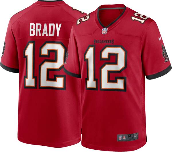 Nike NFL Tampa Bay Buccaneers Tom Brady 12 Nike Home Game Jersey Red