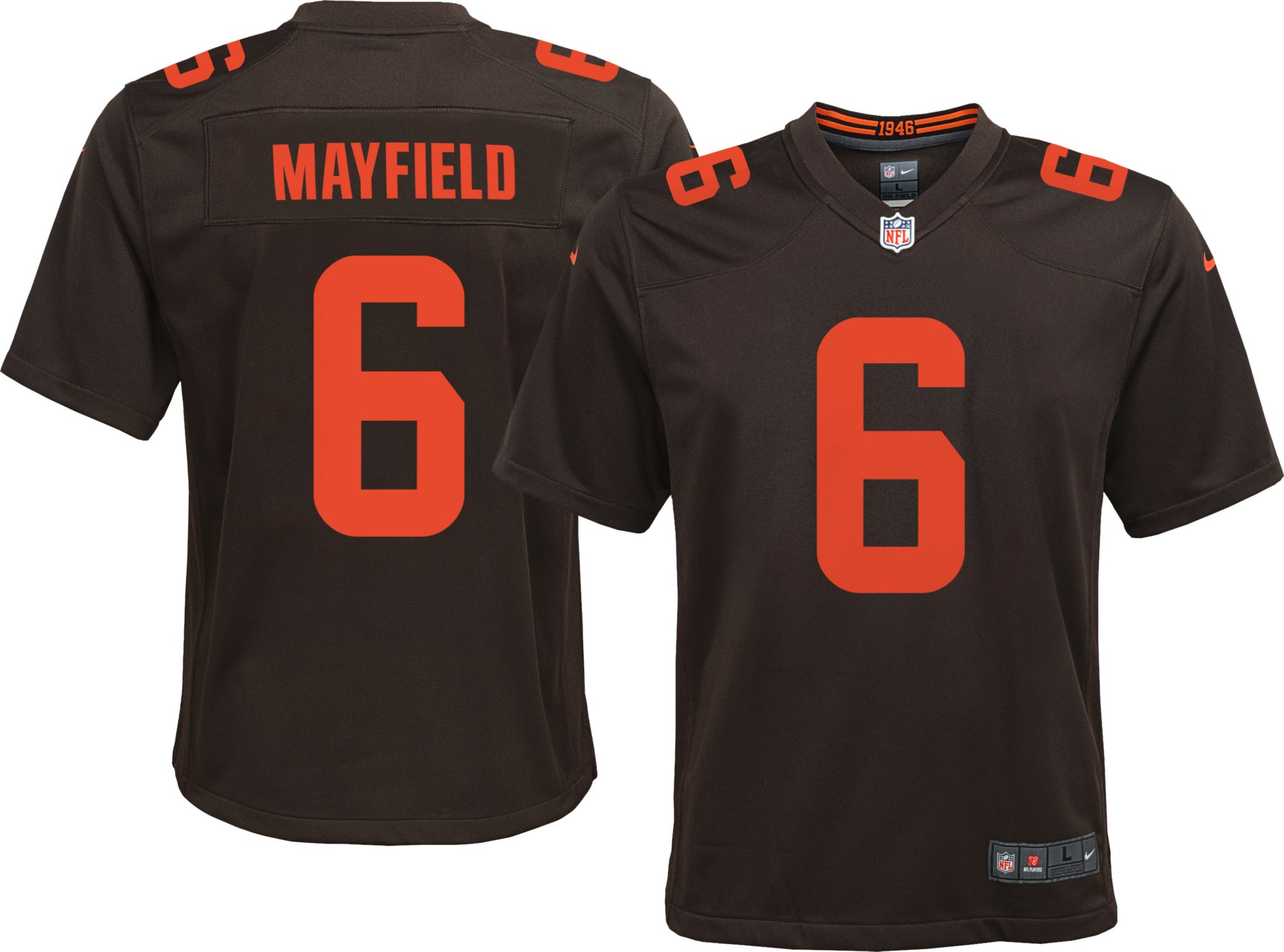 baker mayfield youth jersey