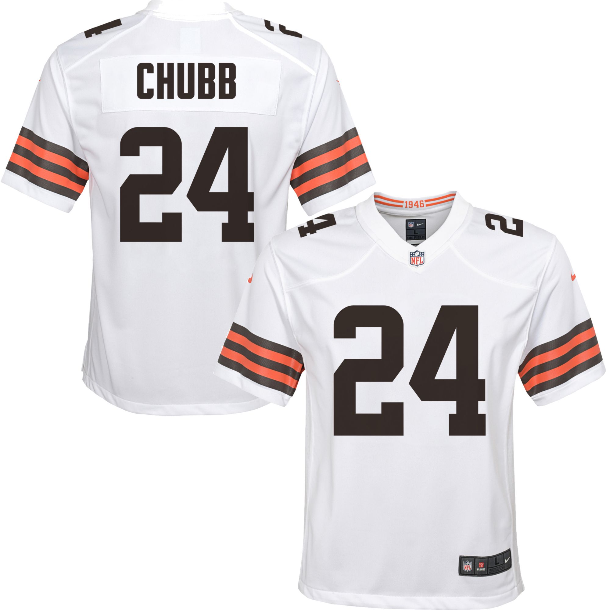 nick chubb cleveland browns jersey