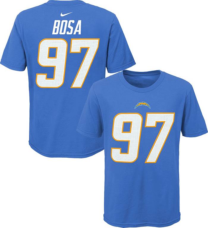 NFL Team Apparel Youth Los Angeles Chargers Joey Bosa #85 Blue