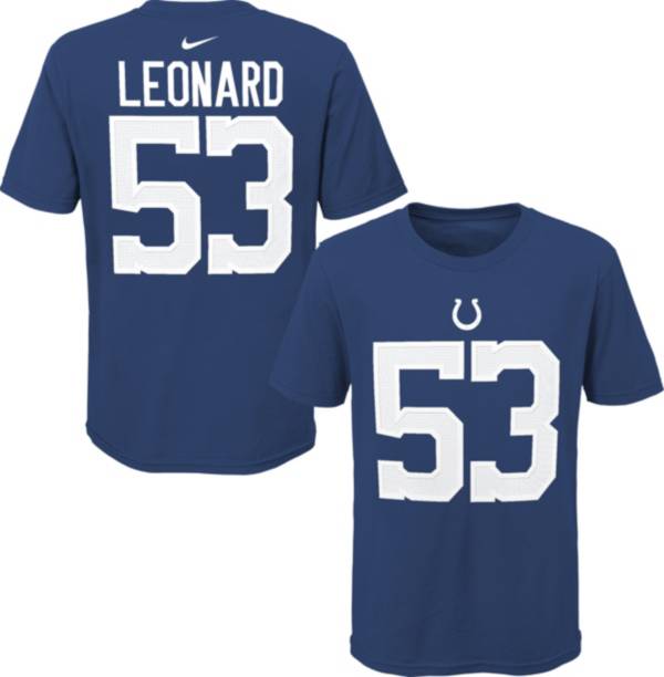NFL Team Apparel Youth Indianapolis Colts Darius Leonard #85 Blue Player T-Shirt product image