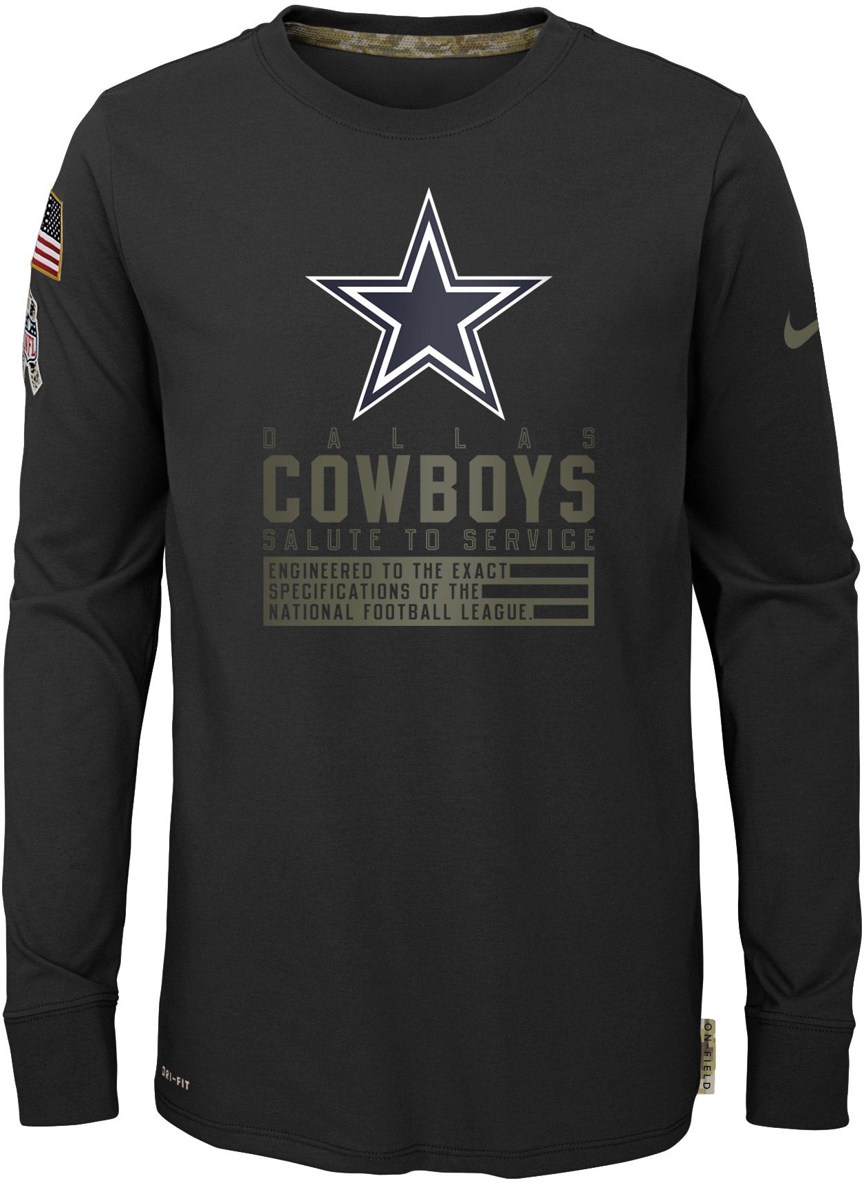 girls dallas cowboys t shirt