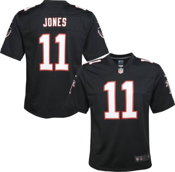 Nike Youth Atlanta Falcons Julio Jones #11 Black Game Jersey