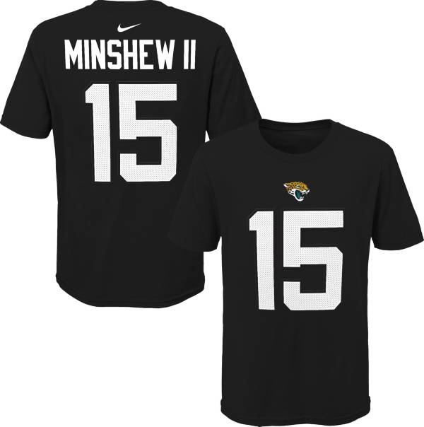 NFL Team Apparel Youth Jacksonville Jaguars Gardner Minshew #85 Black Player T-Shirt