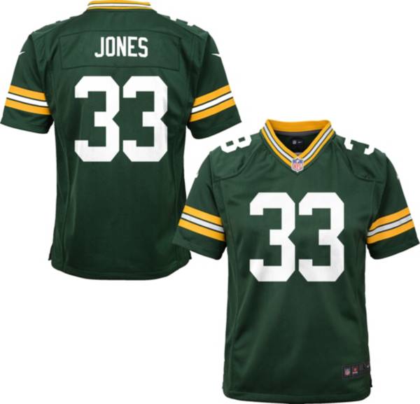 Nike / Youth Green Bay Packers A.J. Dillon #28 Green Game Jersey