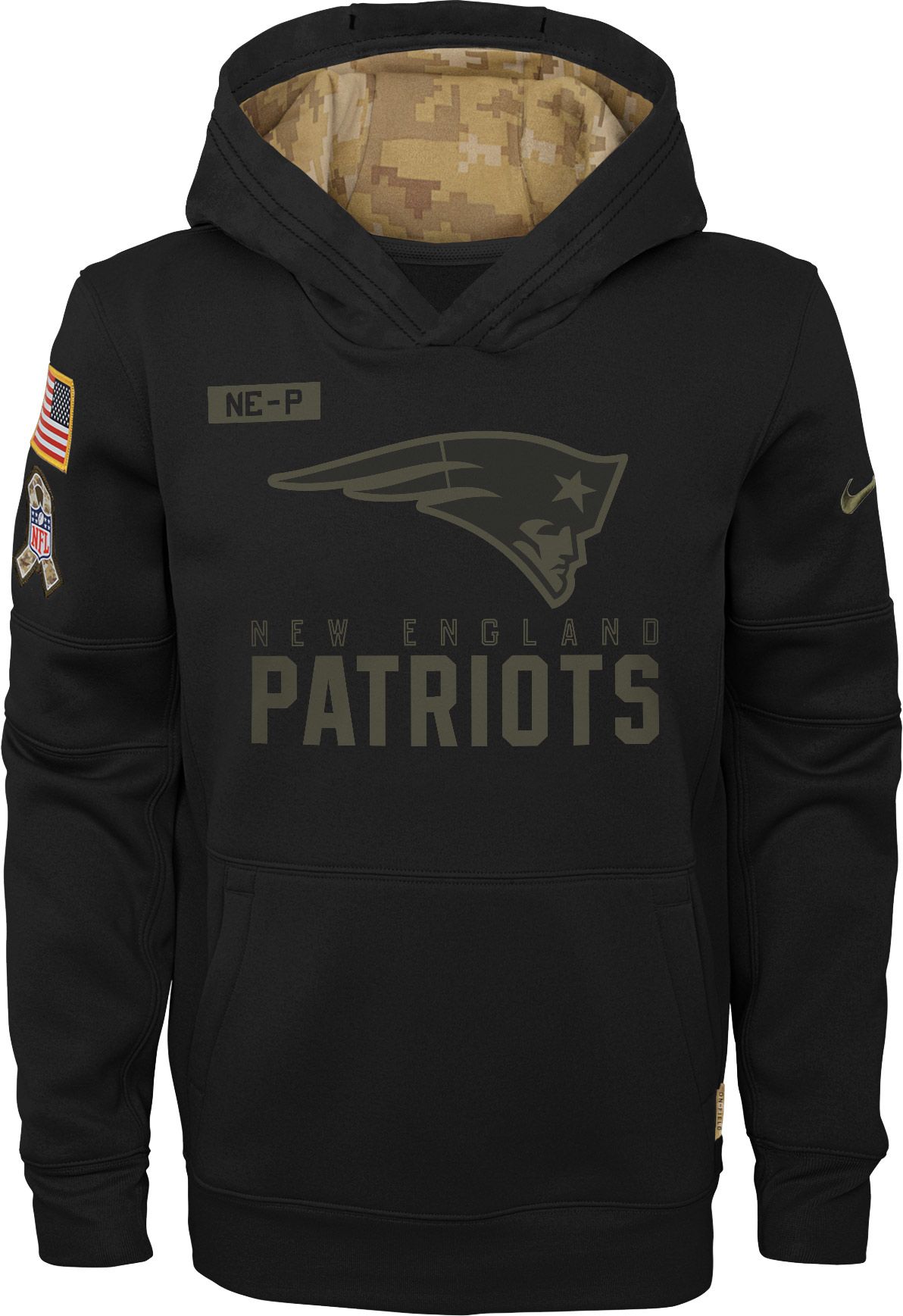 salute to service patriots hoodie