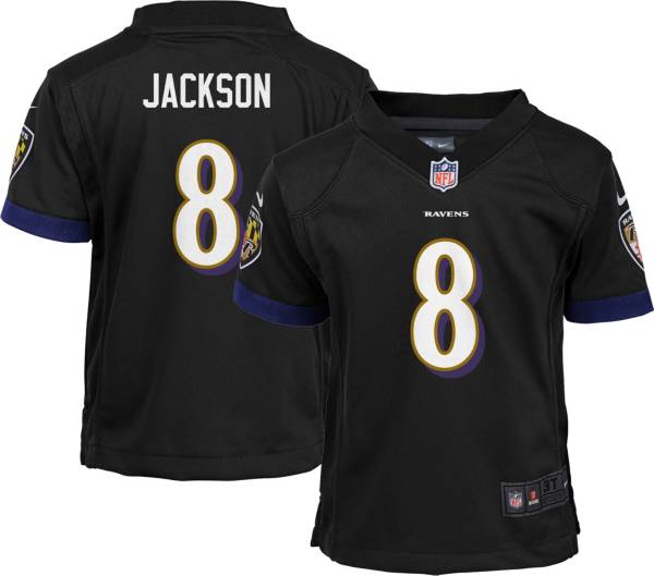 : Lamar Jackson Baltimore Ravens #8 Youth 8-20 Home Alternate  Player Jersey : Sports & Outdoors