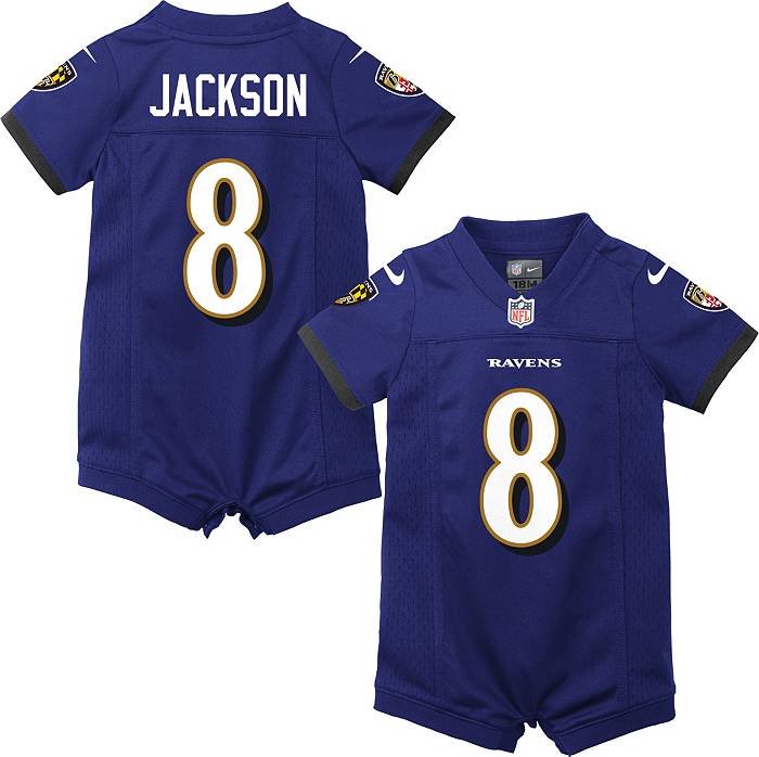 Toddler Nike Lamar Jackson Purple Baltimore Ravens Game Jersey 