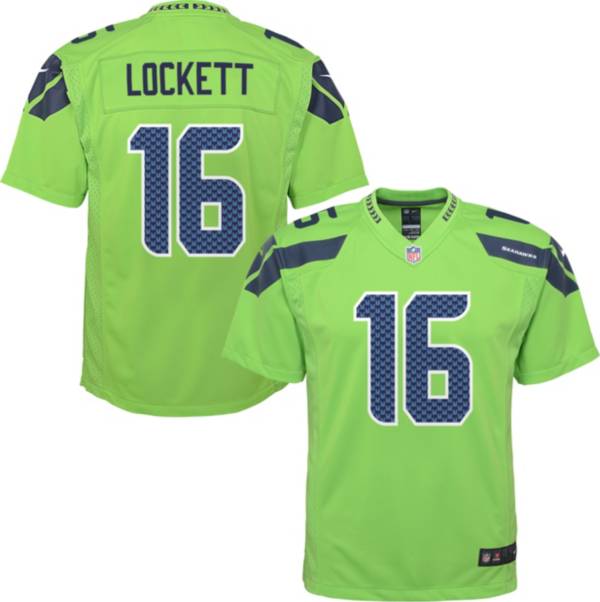 Nike Youth Seattle Seahawks Tyler Lockett #16 Turbo Green Game Jersey
