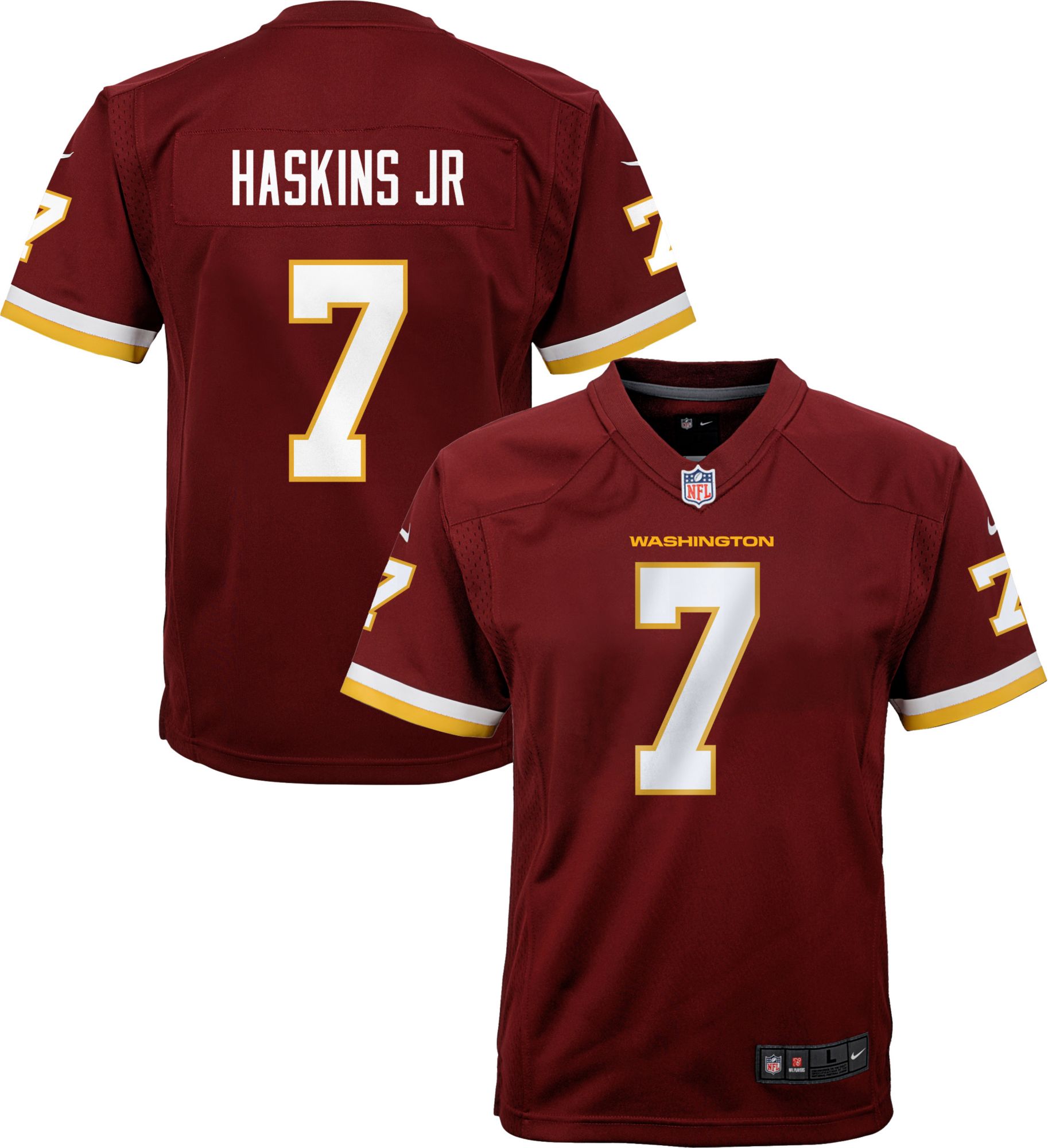 youth dwayne haskins jersey