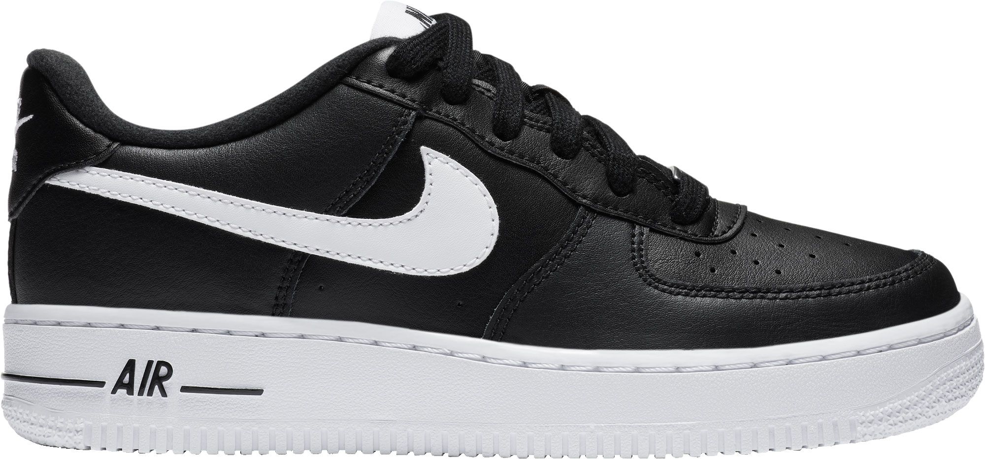 air force 1 shoes black and white