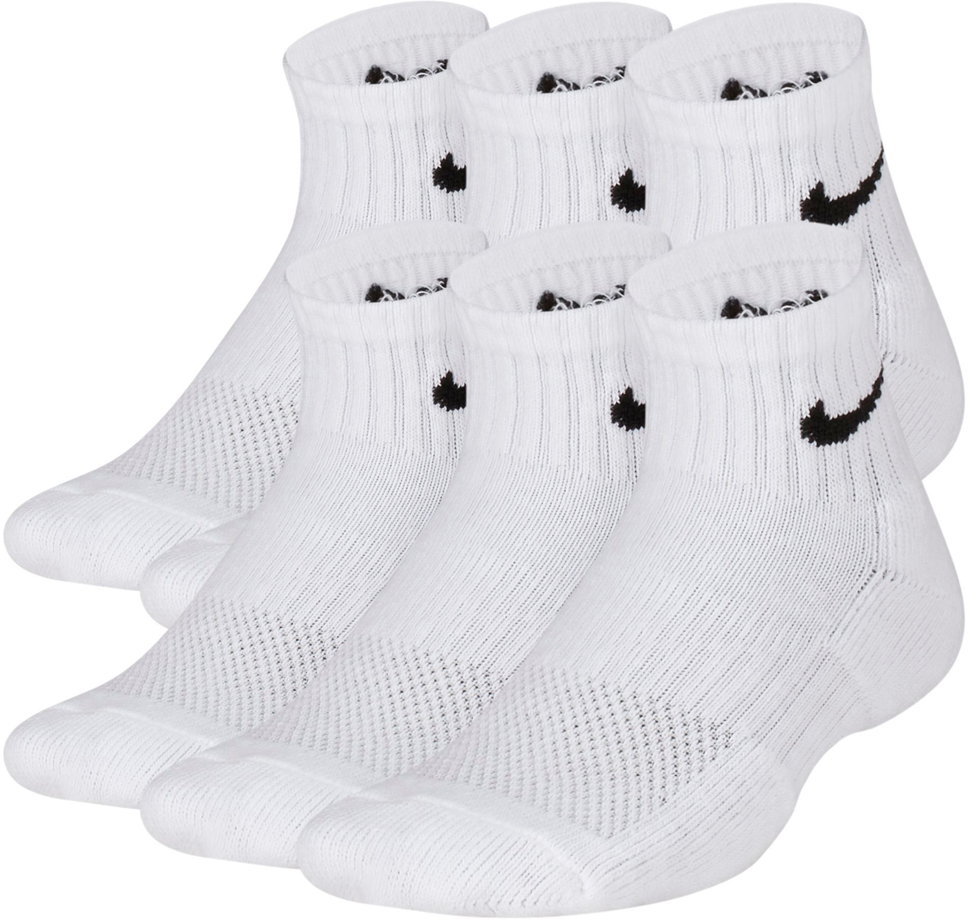 Nike Youth Performance Cushioned Training Quarter Socks – 6 Pack product image