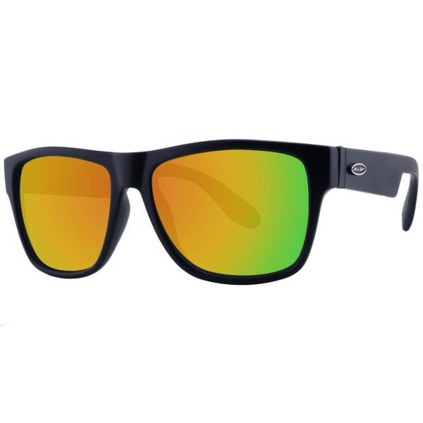 Paunch Polarized Sunglasses in Green Mirror