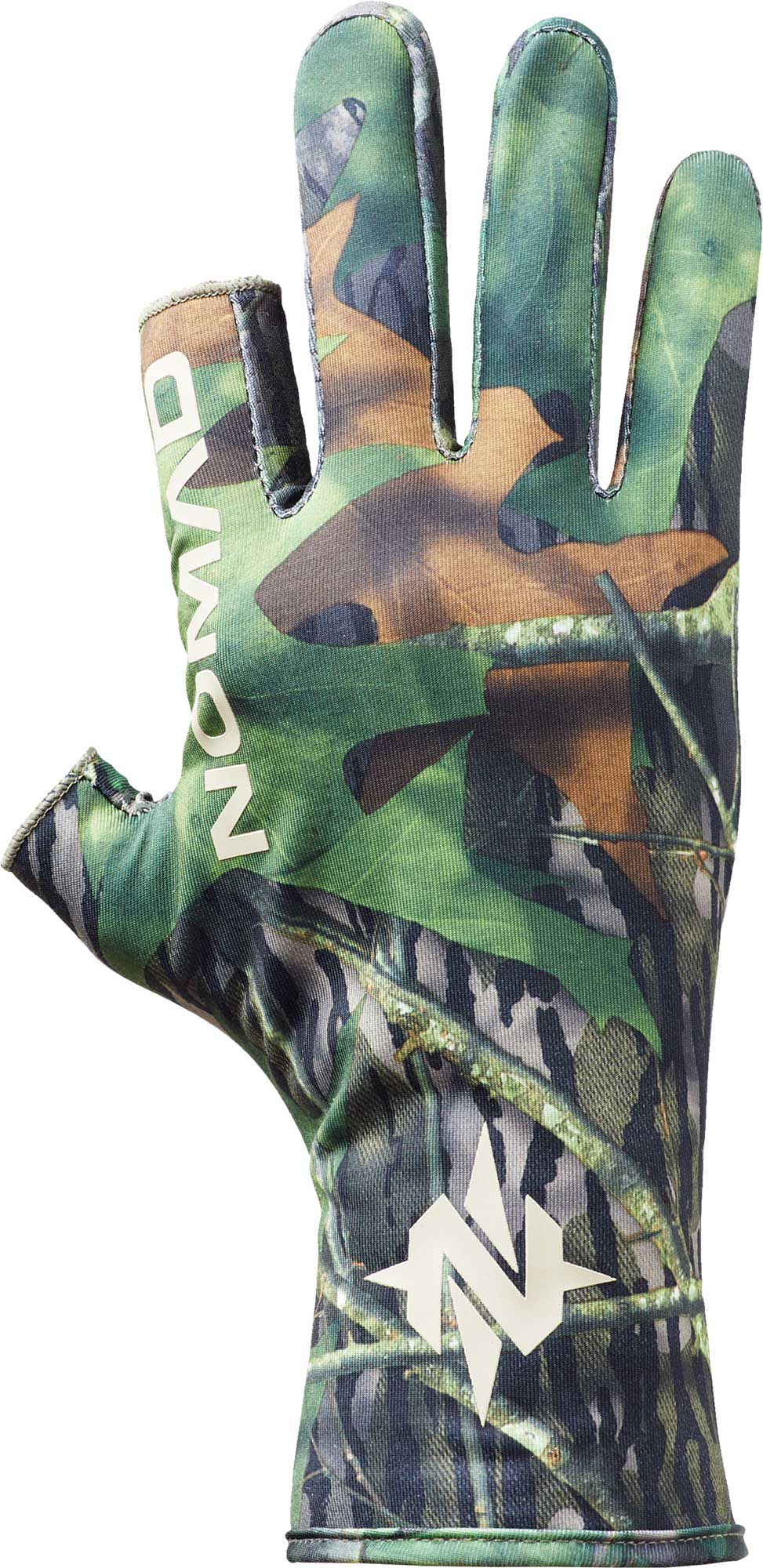 camo fingerless gloves