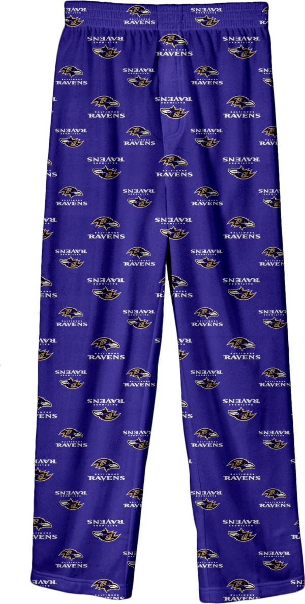 NFL Team Apparel Boys' Baltimore Ravens Jersey Pajama