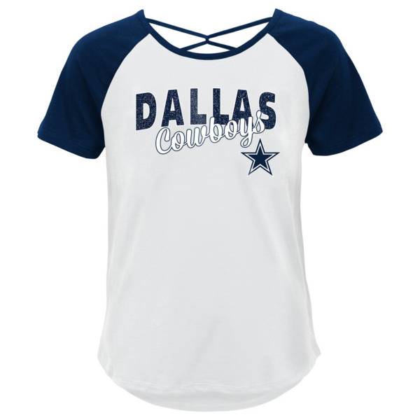 Download NFL Team Apparel Girls' Dallas Cowboys Crossback Navy ...