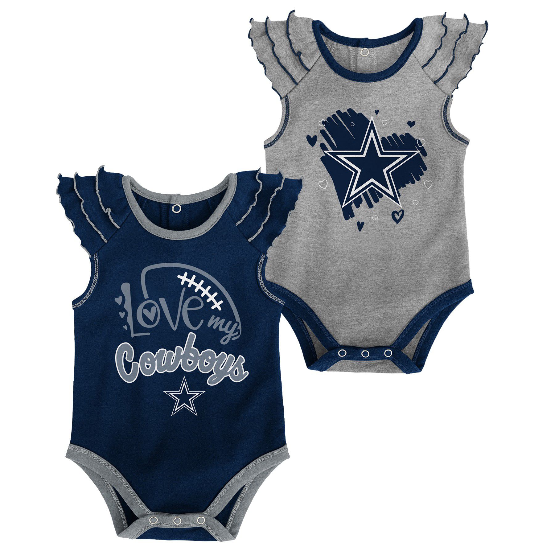 NFL Team Apparel Infant Dallas Cowboys Spread Love Set