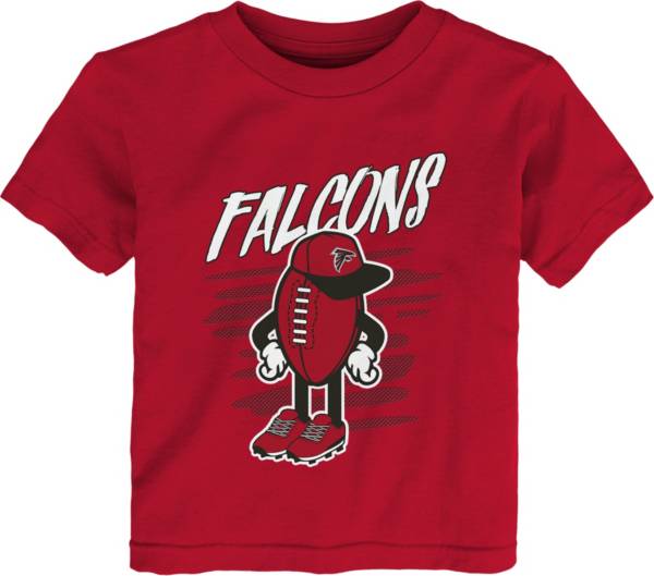 NFL Team Apparel Toddler Atlanta Falcons Red Team Logo T-Shirt