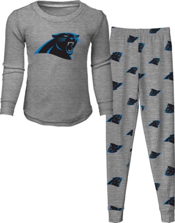 NFL Team Apparel Toddler's Carolina Panthers Long Sleeve Sleep Set