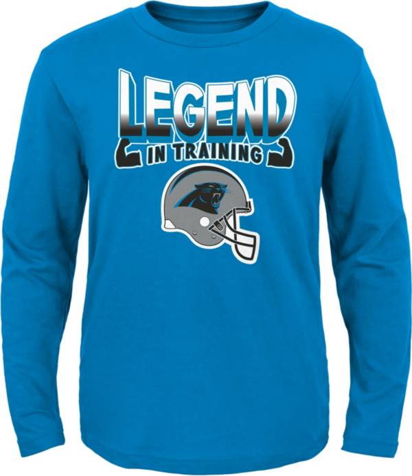 NFL Team Apparel Toddler's Carolina Panthers Legend In Training Blue Long Sleeve T-Shirt