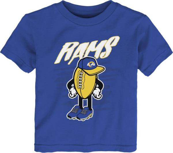 NFL Team Apparel Boys' Los Angeles Rams Football Dude Blue T-Shirt product image