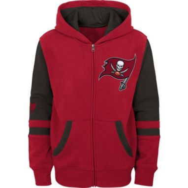 sorry, NFL Team Apparel Youth Tampa Bay Buccaneers Color Block Full-Zip Hoodie is currently out of stock