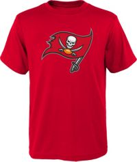 NFL Team Apparel Tampa Bay Buccaneers V-Neck Red Youth Shirt Tee Girls  Short Sleeve - Sinbad Sports Store