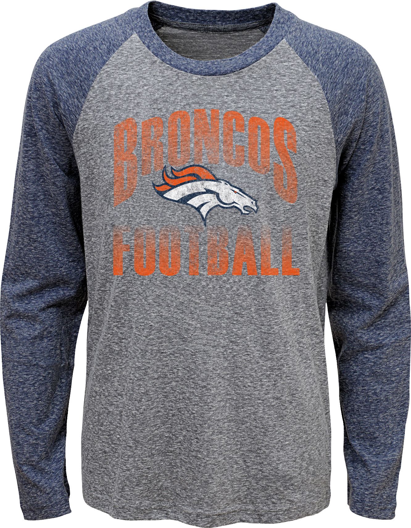 denver broncos youth long sleeve shirt