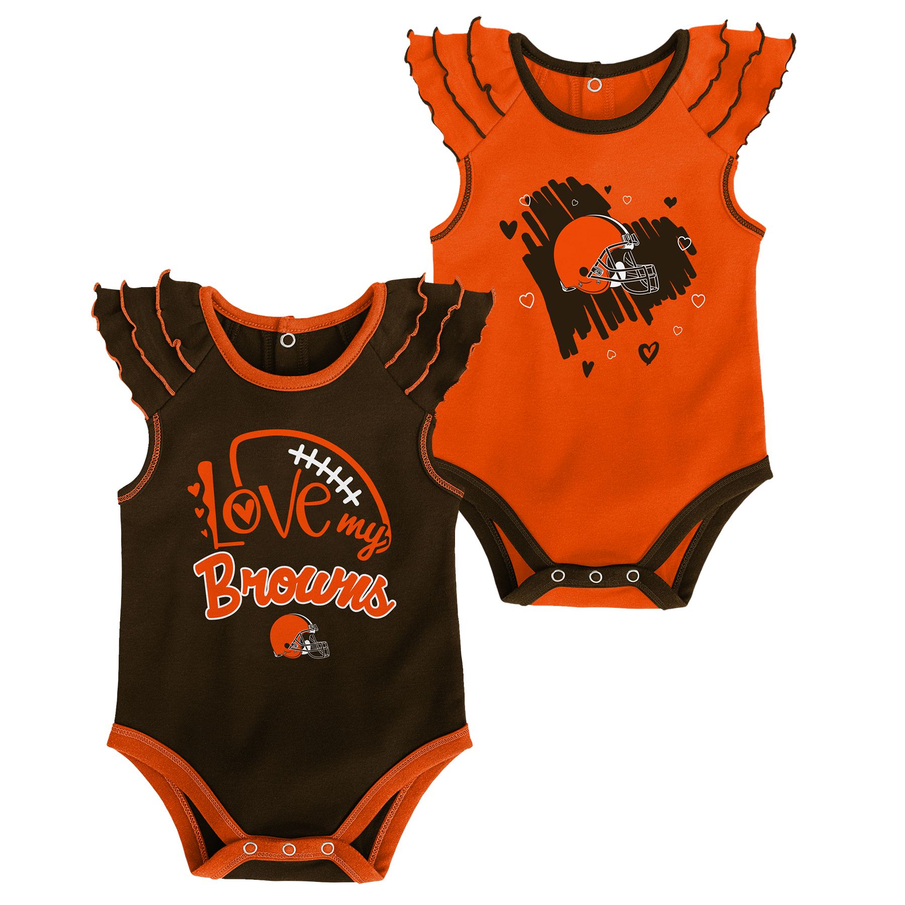 cleveland browns baby onesie