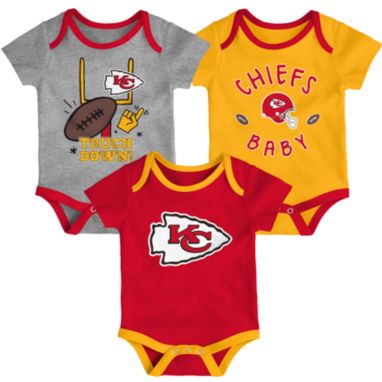 sorry, NFL Team Apparel Infant Kansas City Chiefs 3-Piece Creeper Set is currently out of stock