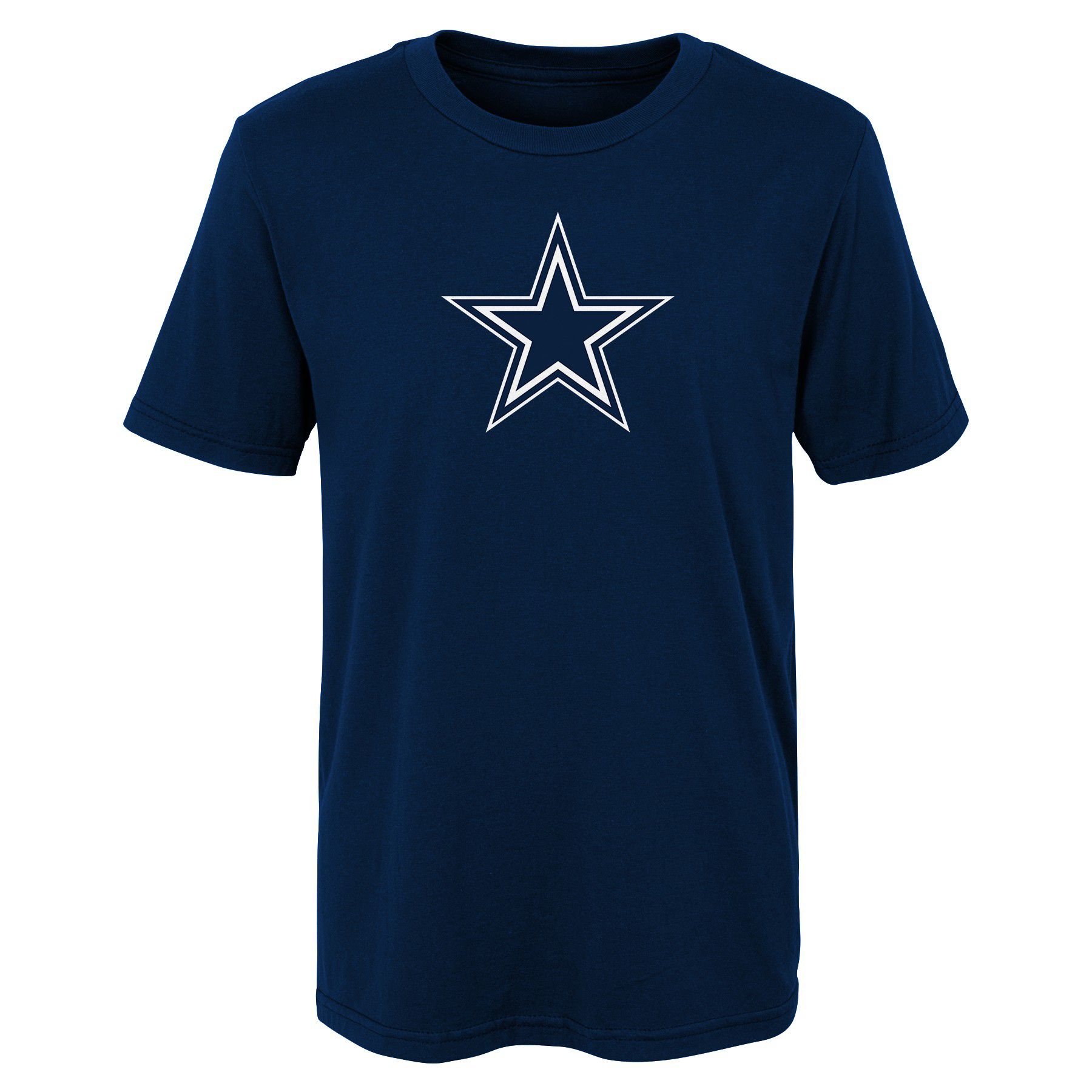NFL Team Apparel Youth Dallas Cowboys Logo Navy T-Shirt