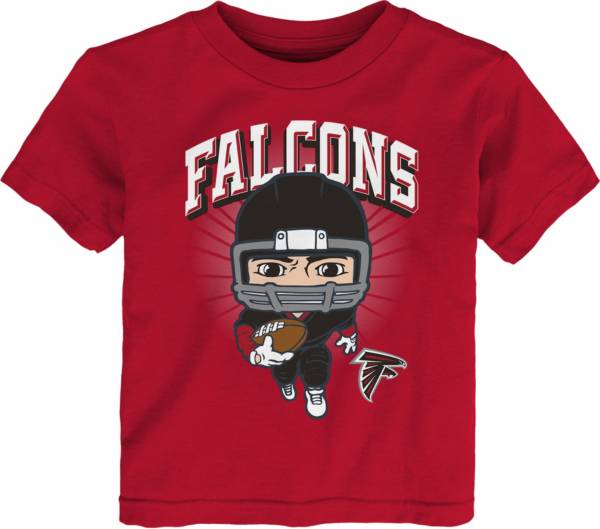 NFL Team Apparel Toddler Atlanta Falcons Red Player T-Shirt