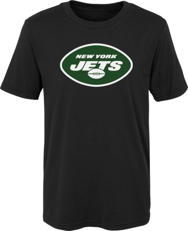 NFL Team Apparel Youth New York Jets Black Team Logo T-Shirt product image