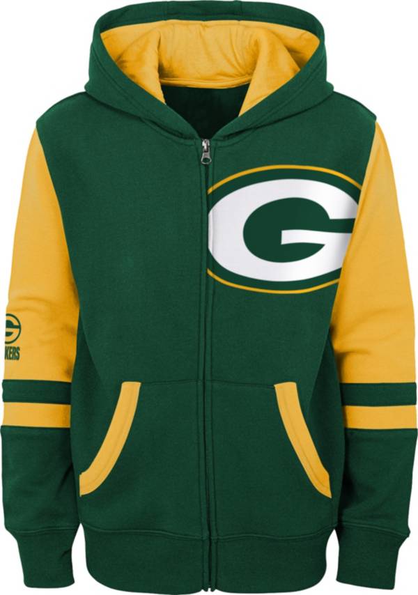 Men S Green Bay Packers Nfl Team Cotton White Pullover Hoodie Size Medium Hbv