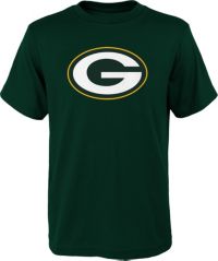 NFL Team Apparel Green Bay Packers Boys Gold T-Shirt Kids ~ XL (14