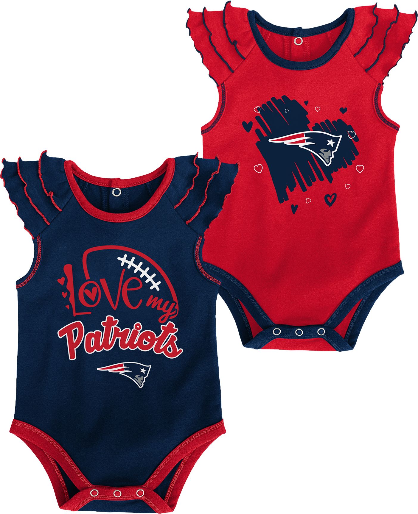 patriots onesie girl