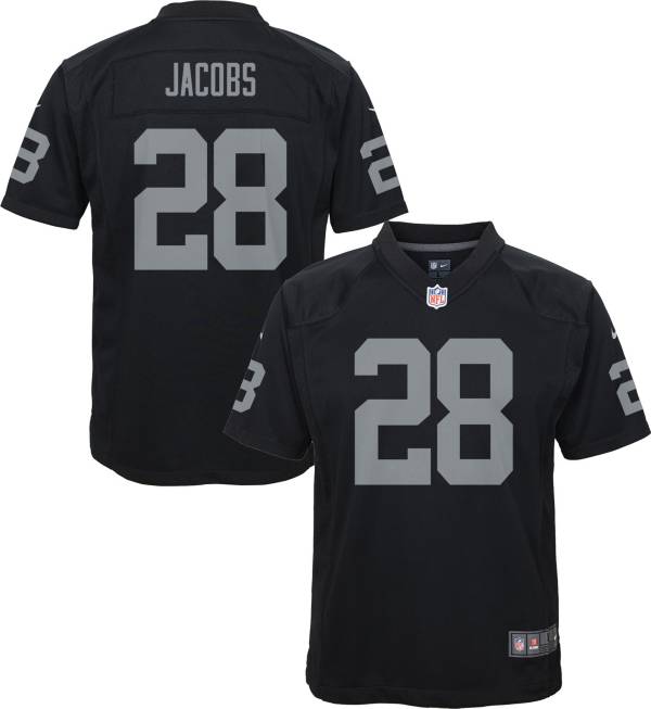 Nike Elite Las Vegas Raiders Josh Jacobs On Field Jersey Black 52